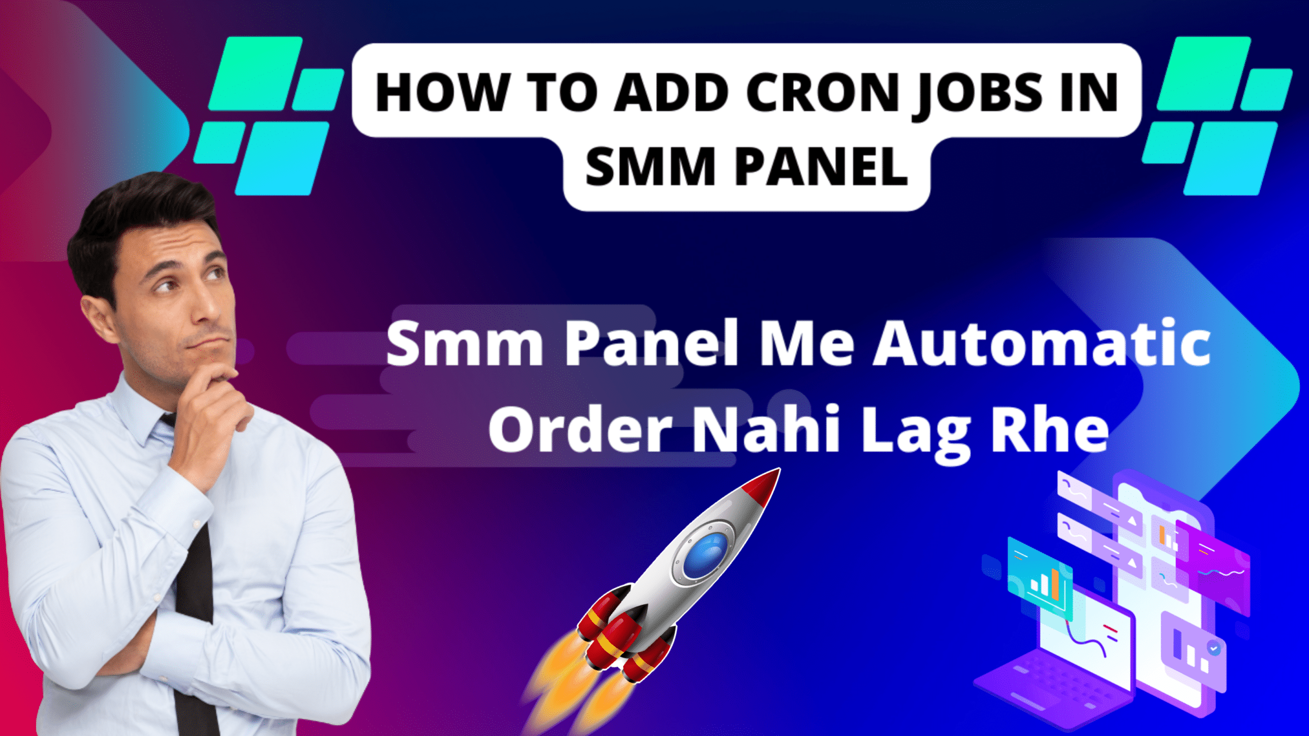 how to add cronjobs in smm panel